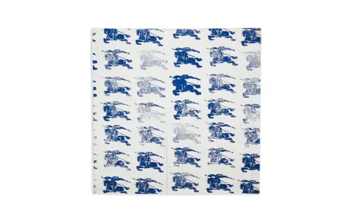 Burberry All-Over Equestrian Knight Patterned Square-Shaped Scarf