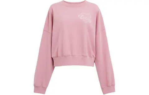 COACH Sweatshirts Women's Pink Crew Neck Moderate