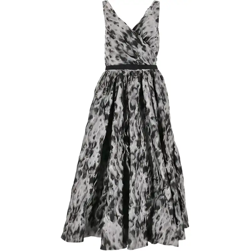 DIOR Sleeveless Dress Women's Gray
