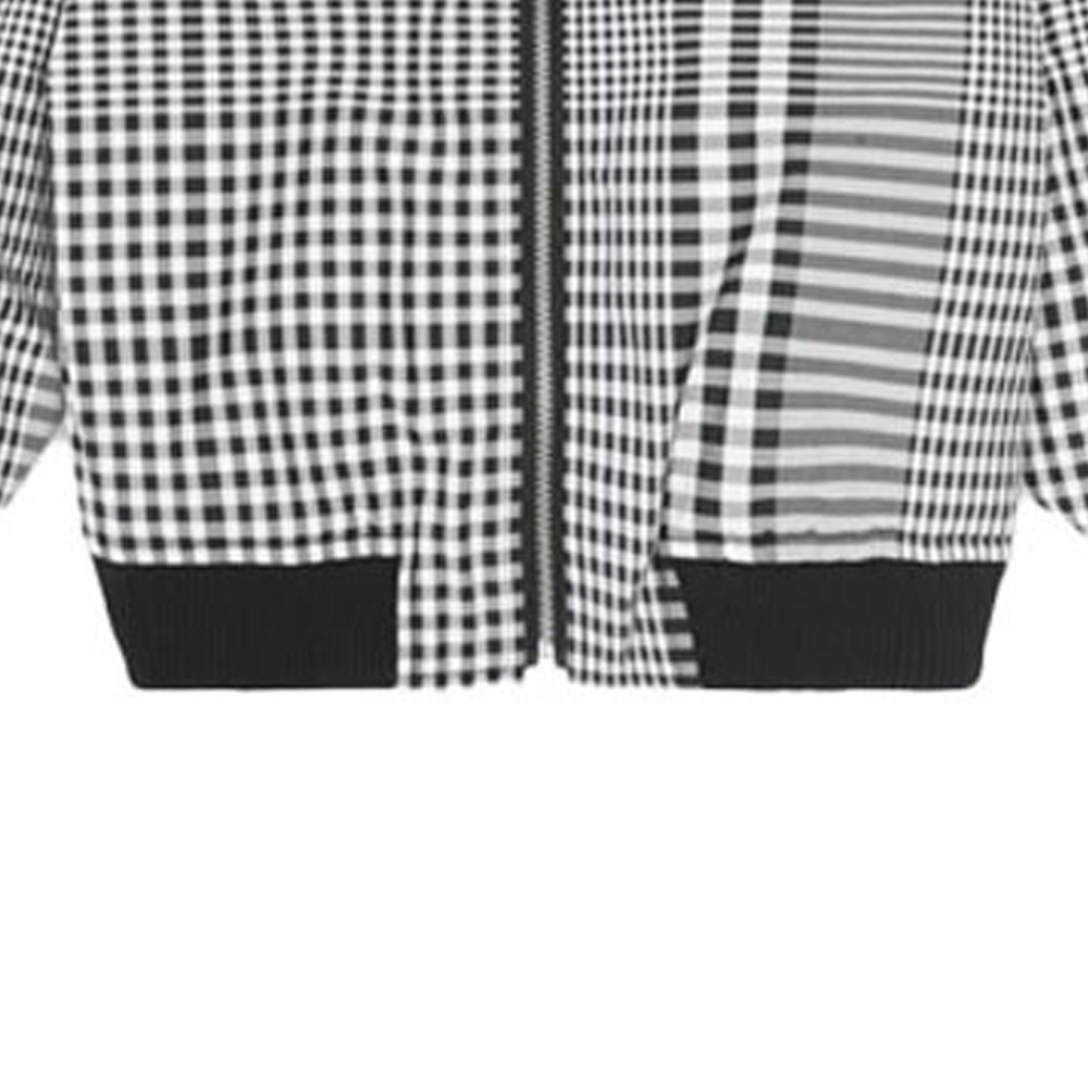 Женская куртка Burberry (черно-белый) — фото 10