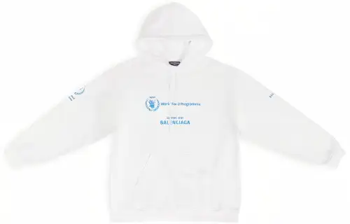 Balenciaga X WFP FW22 Sweatshirt Regular Fit Men's White