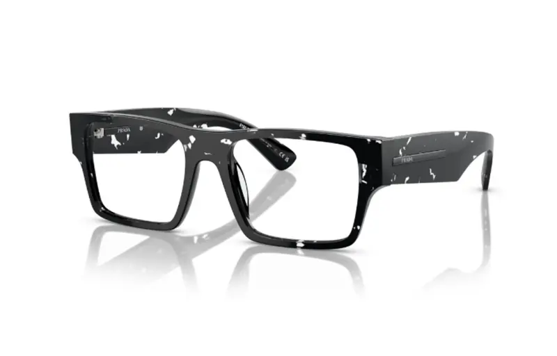 PRADA Eyewear Rectangular Frame Glasses