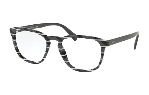 PRADA Irregular Shape Eyeglass Frames Unisex Multicolor
