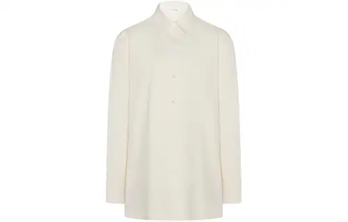 THE ROW Shirts Women's White Pointed Collar Moderate Other