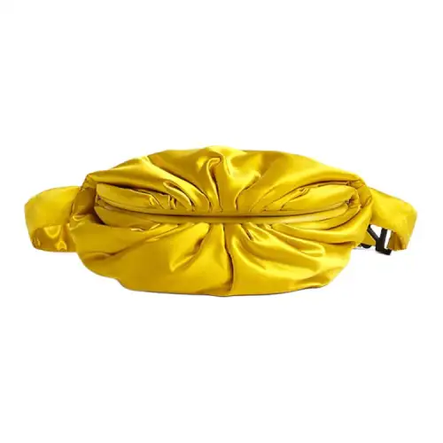 Bottega Veneta Polyurethane Crossbody Bag, Fanny Pack Women's Gold
