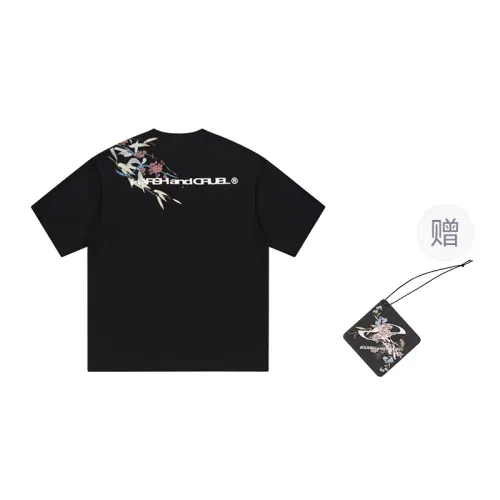 HARSH AND CRUEL T Shirts Unisex Crew Neck Moderate Straight Fit