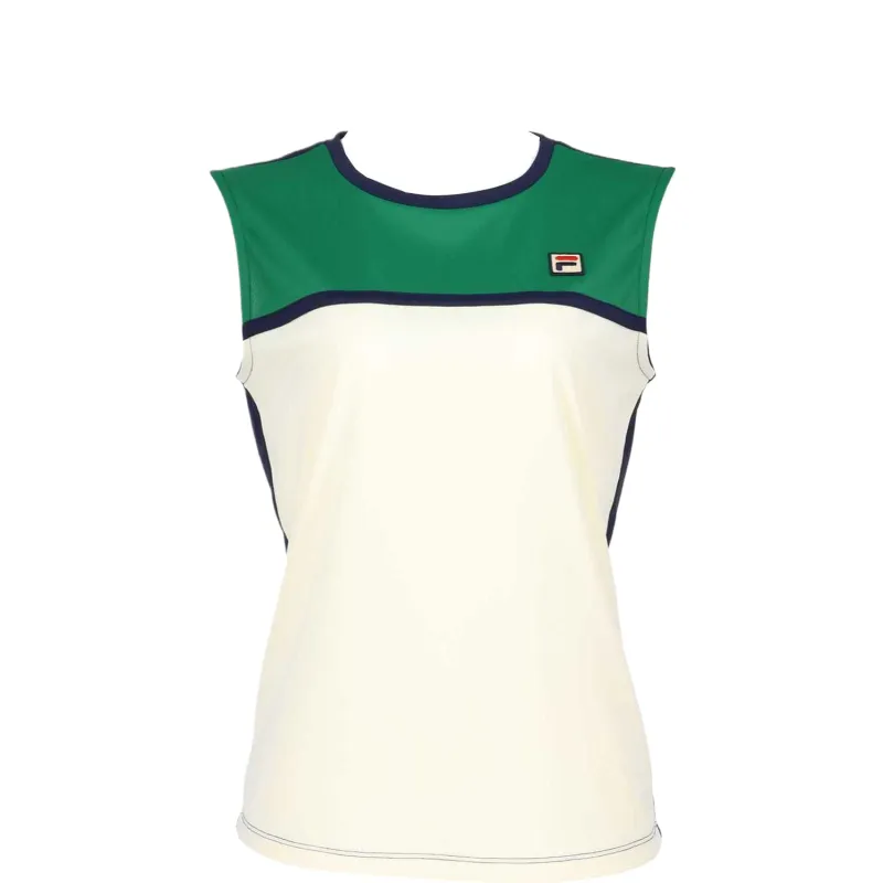 FILA T Shirts Women's Green Crew Neck Moderate