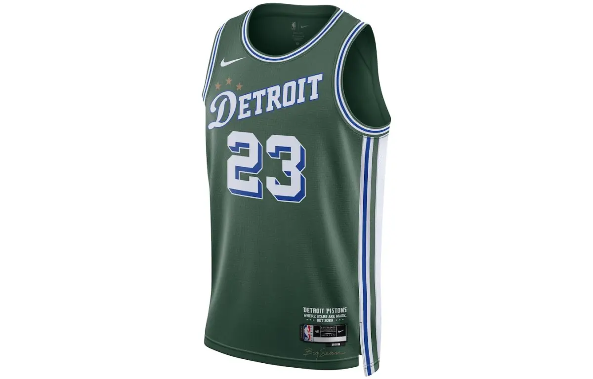 Nike Basketball Jerseys Unisex Green Moderate Straight Fit