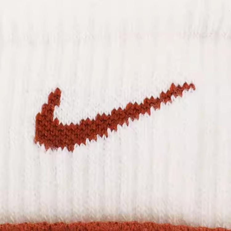 Nike Ankle Socks Unisex 1 Pack Dark Reddish brown / Dark Reddish brown / Sail White