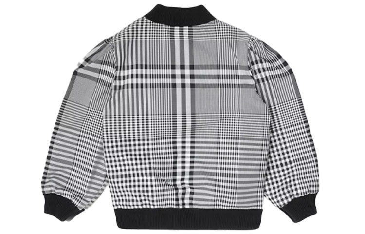 Женская куртка Burberry (черно-белый) — фото 2