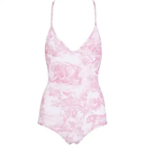 DIOR One piece Swimsuit Women's Cherry Blossom Pink