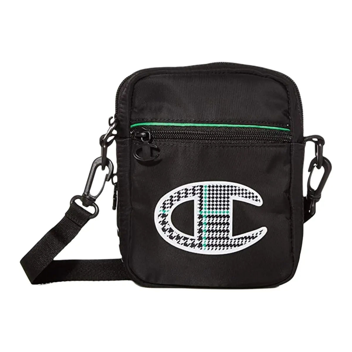 Champion Nylon Fabric Crossbody Bags Regular Unisex Black