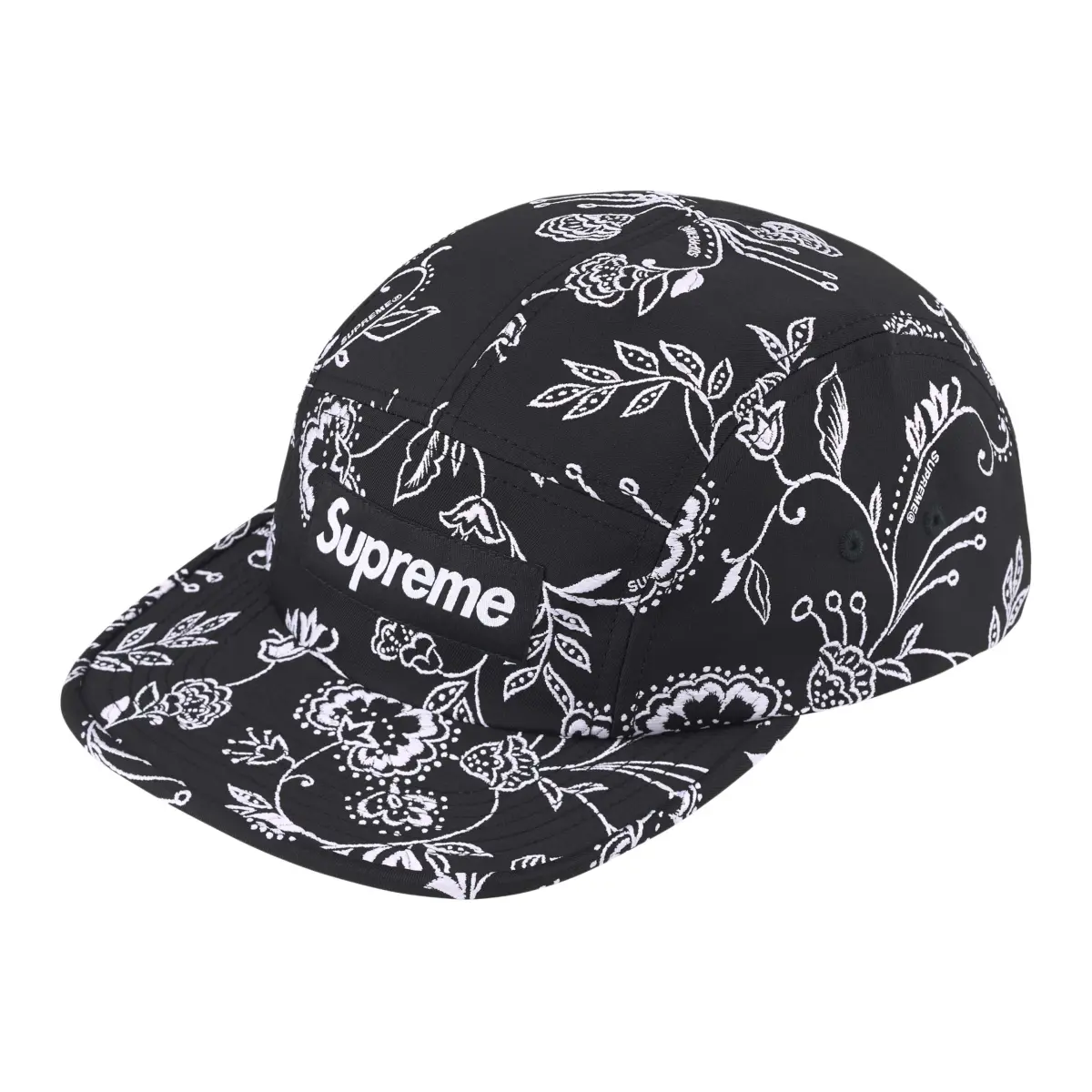 Supreme Floral Jacquard Camp Cap