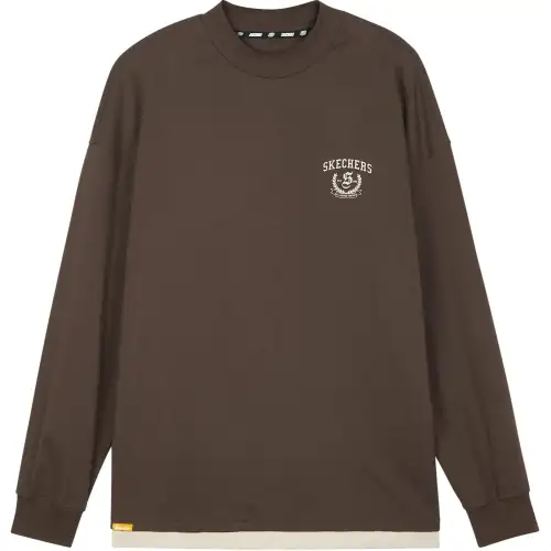 Skechers Sweatshirt Unisex Dark Brown