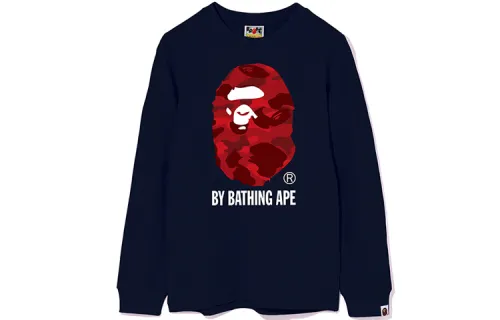 A BATHING APE Bape T Shirts Women's Crew Neck Moderate Straight Fit