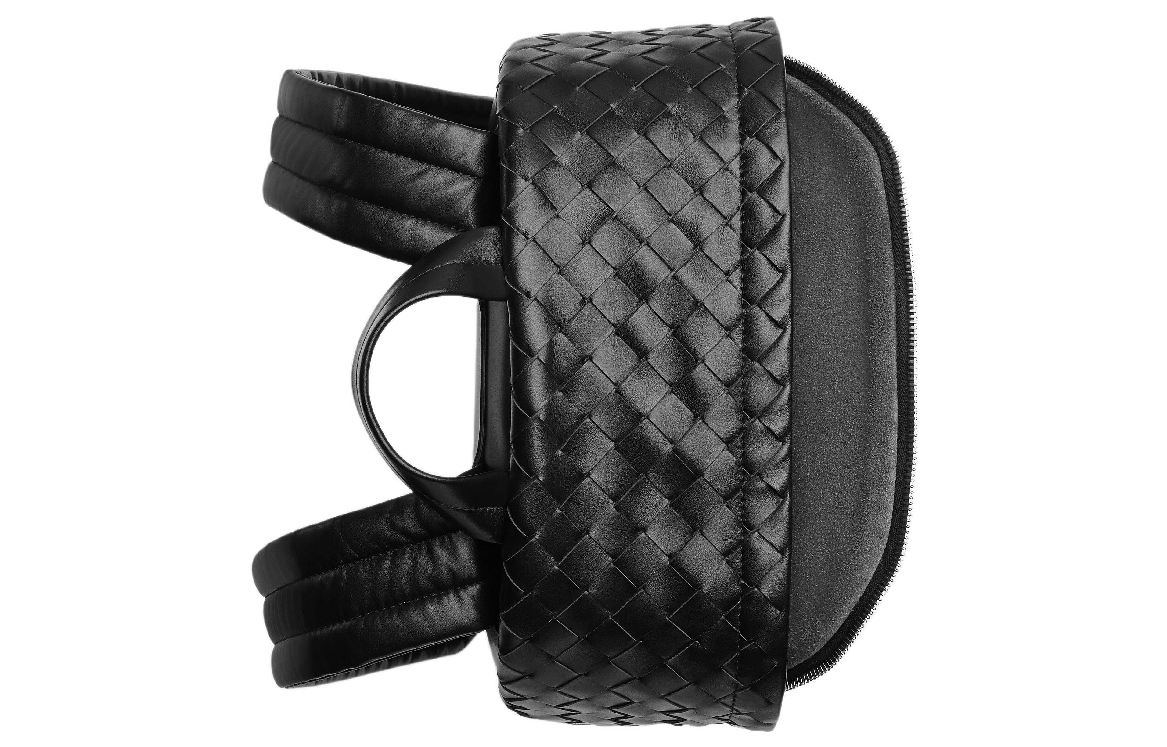 Рюкзак Bottega Veneta Intrecciato (черный) — фото 3