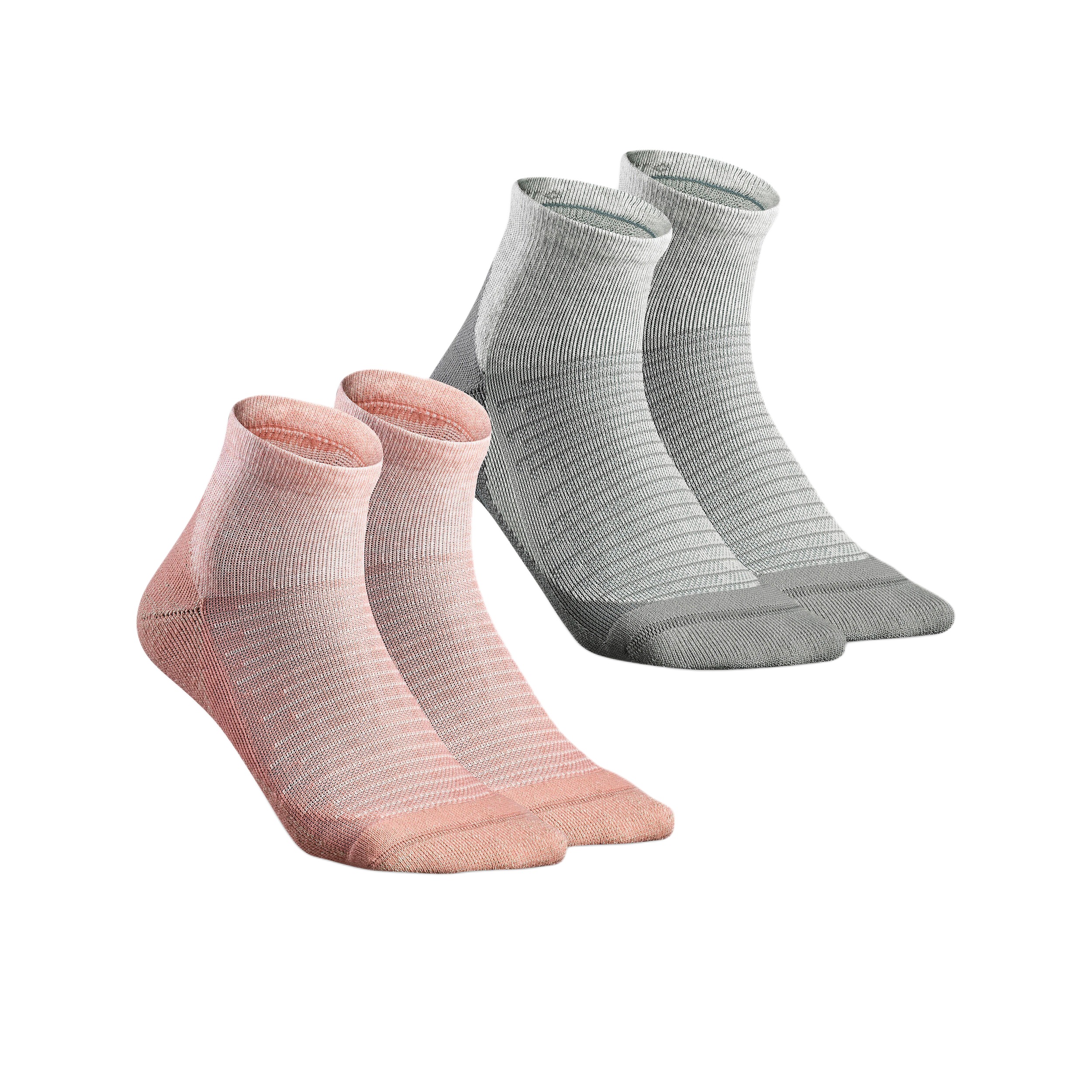 DECATHLON Crew Socks Unisex 2 Pack