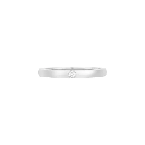 CARTIER Ballerine Series Platinum Diamond Rings Unisex