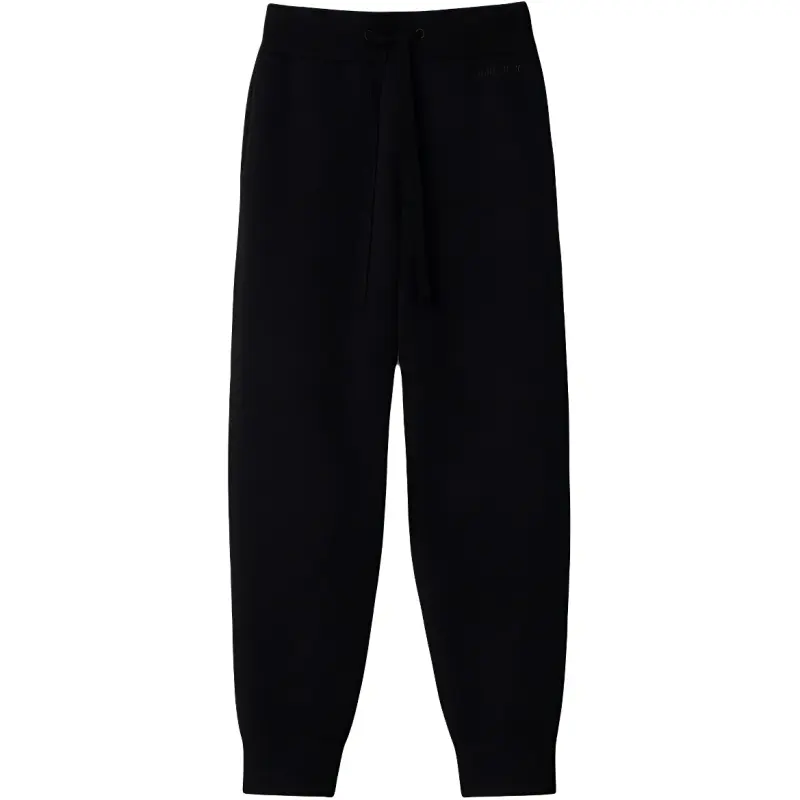Burberry Knitted Sweatpants Women's Black