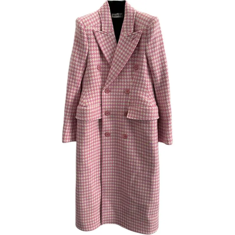 Balenciaga Coat Regular Fit Men's Pink