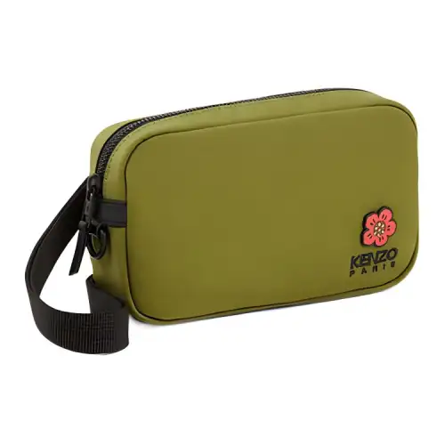KENZO Nylon Fanny Pack, Shoulder Bag, Crossbody Bag Women's Army Green