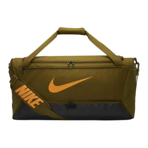 Nike Design adjustable straps, regenerated one-shoulder bag, travel bag, black orange sports bag for men and women, with your logo imprint, polyester, for beloved