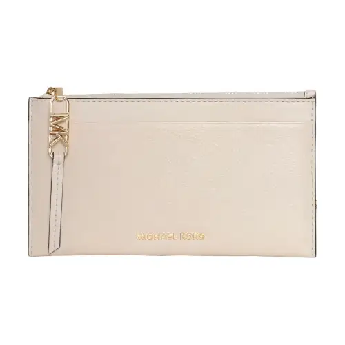 MICHAEL KORS Empire Calfskin Wallet Large Women's Cream
