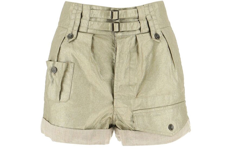 SAINT LAURENT Belted Cargo Shorts