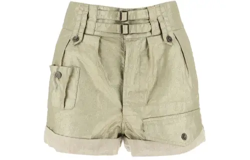 SAINT LAURENT Belted Cargo Shorts