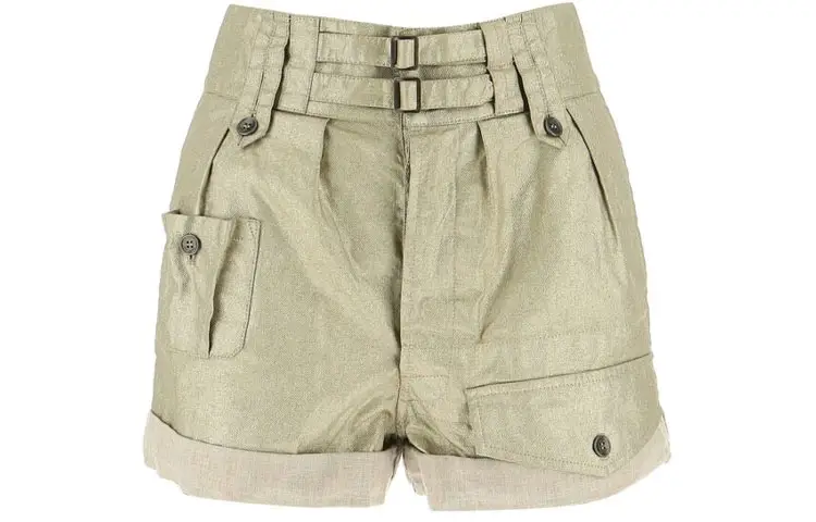 SAINT LAURENT Belted Cargo Shorts