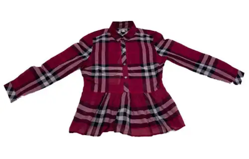Burberry Shirts Women's Red Lapel Moderate Other