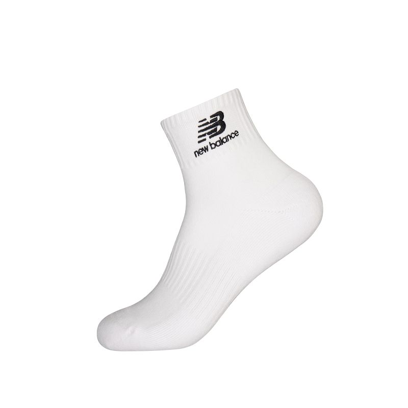 New Balance Ankle Socks Unisex 1 Pack White