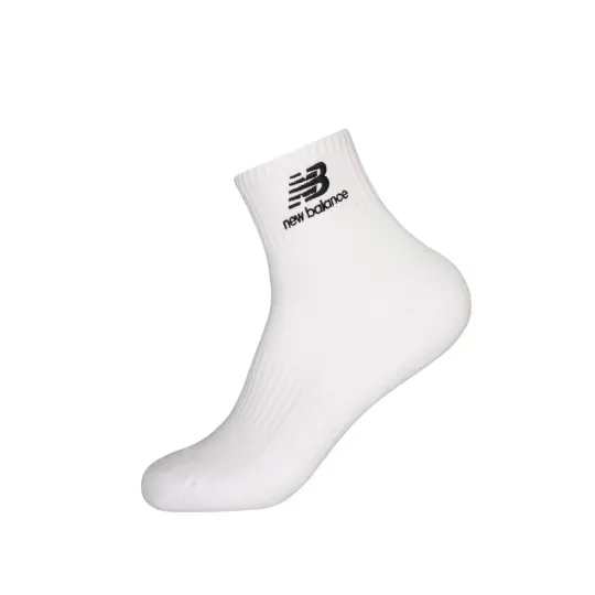 New Balance Ankle Socks Unisex 1 Pack White