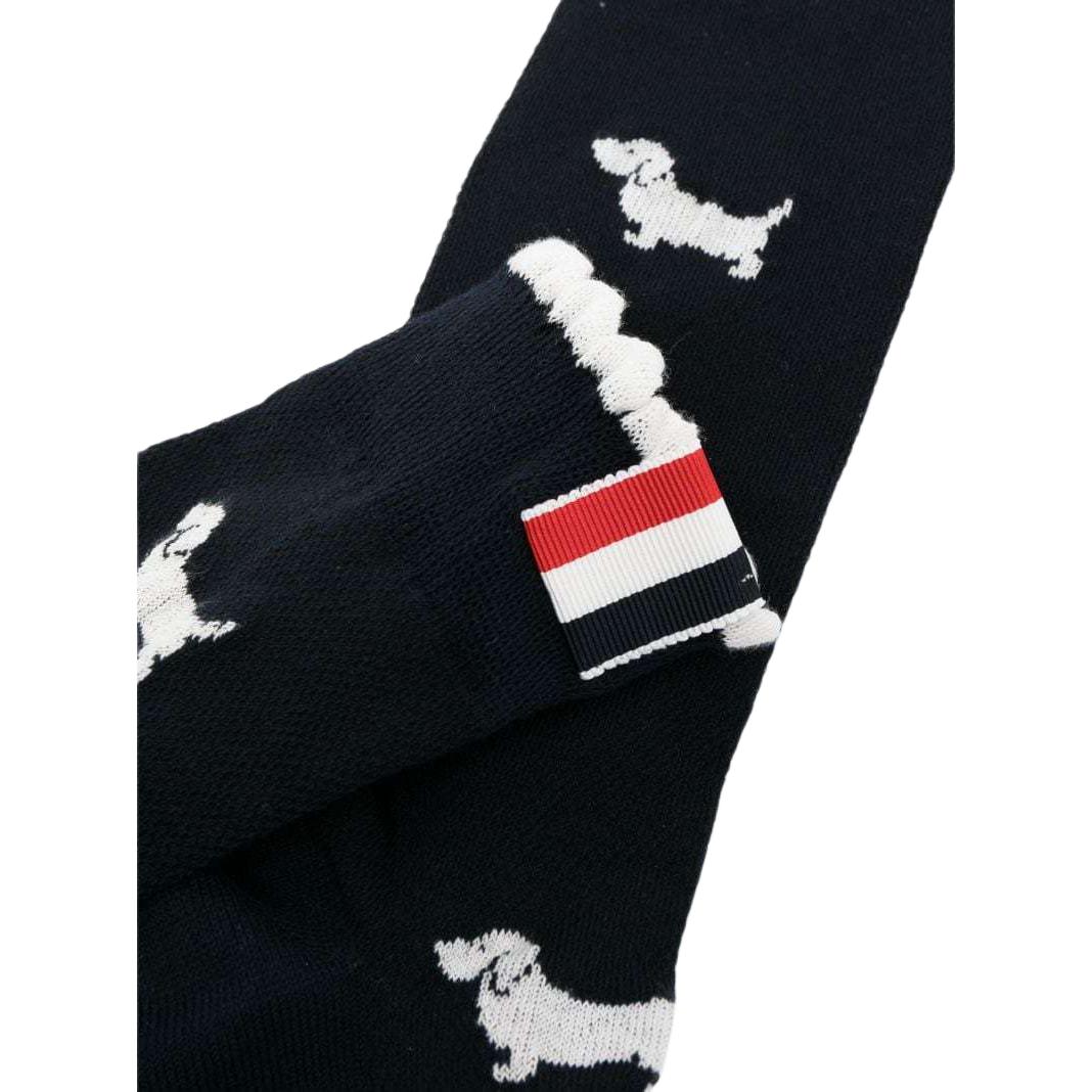 THOM BROWNE· Crew Socks Women’s Black