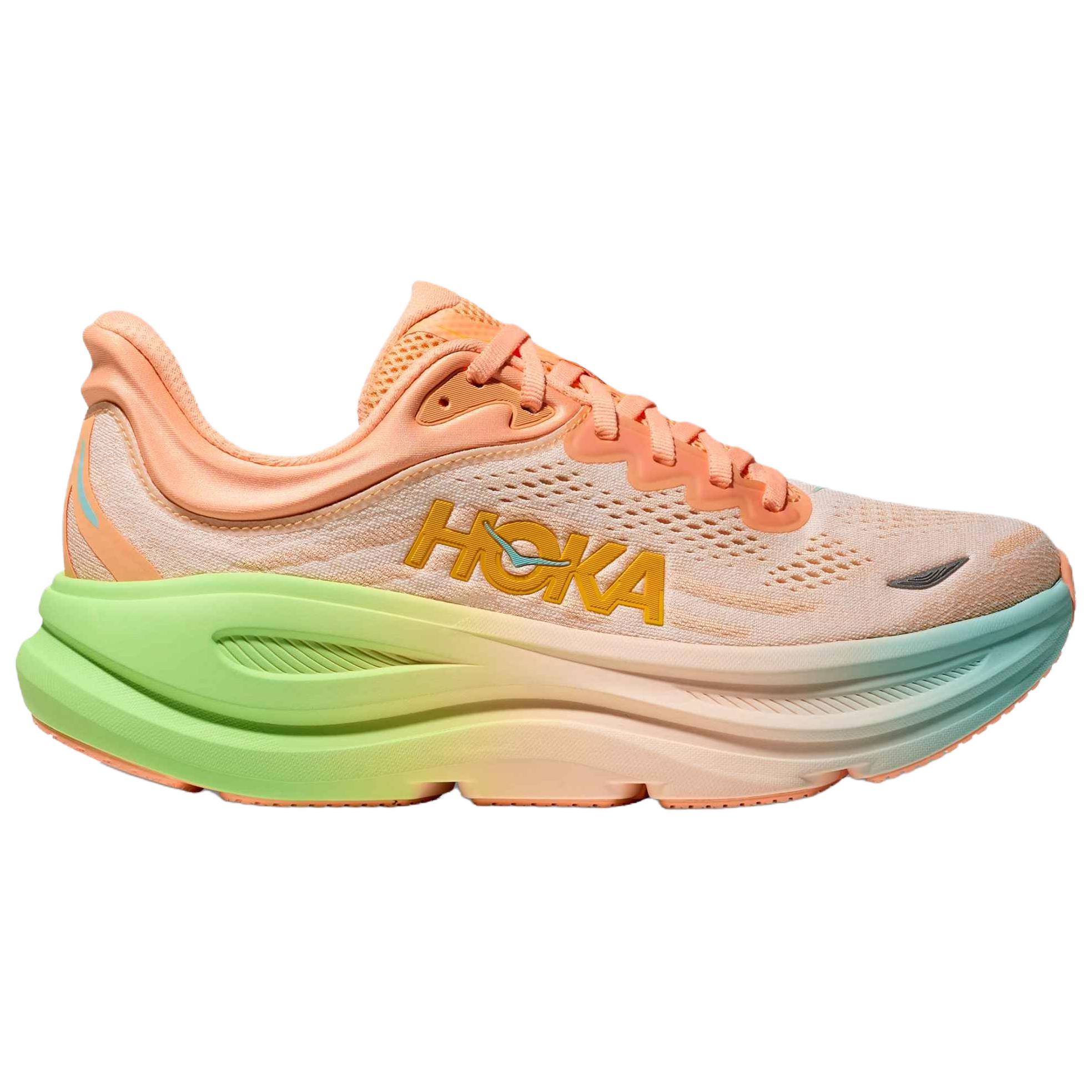 HOKA ONE ONE Bondi 9 Frost Pale Tangerine Women’s