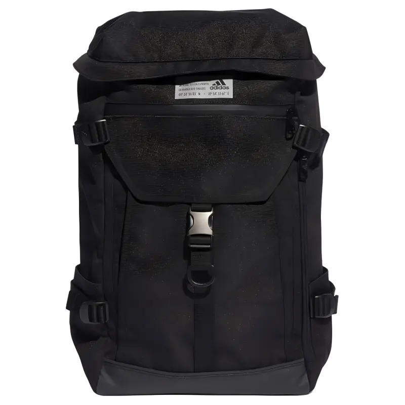 Adidas Recycled Polyester Backpack Unisex Black