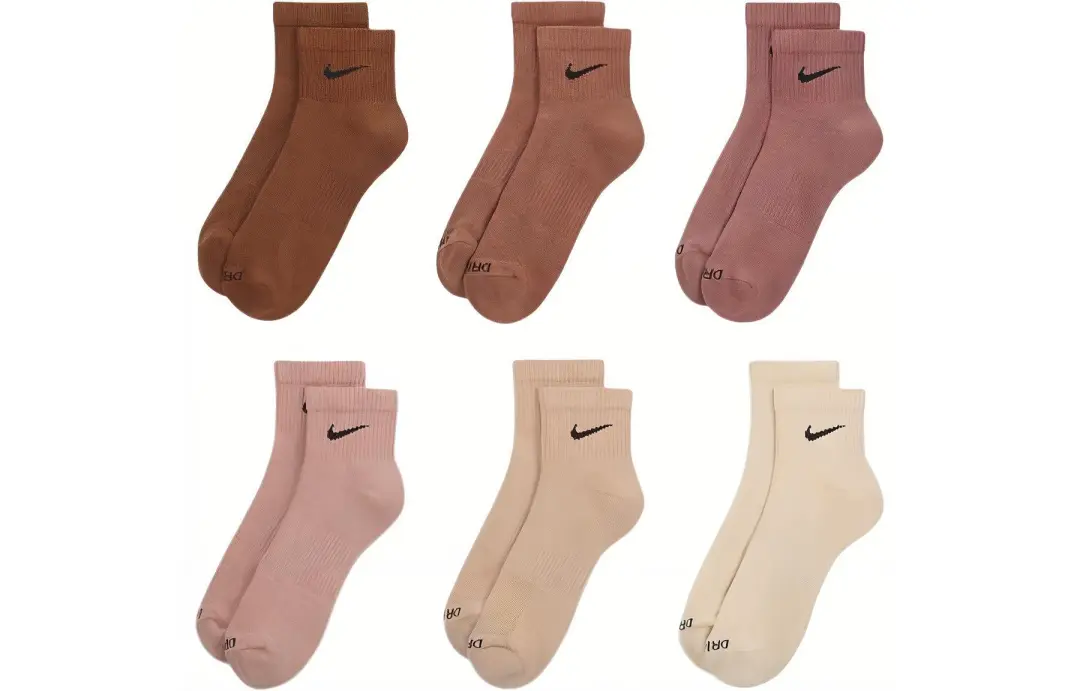 Nike Everyday Plus Cushioned Ankle Socks Unisex 6 Pack