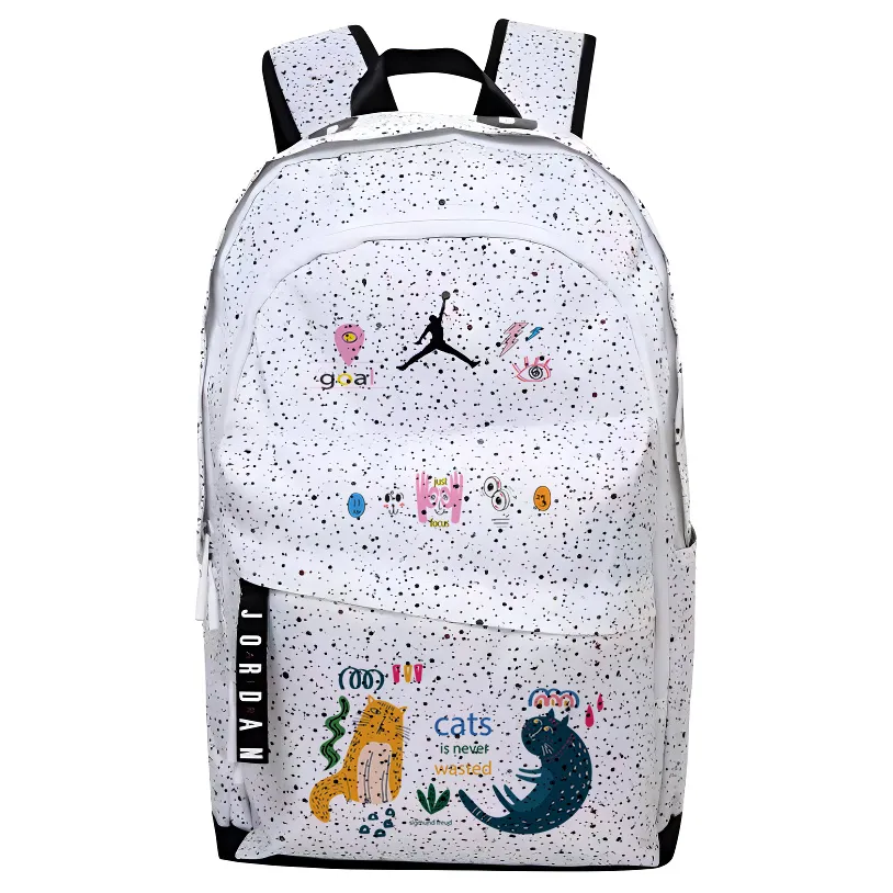 Jordan Polyester Backpack Unisex Baby's Breath