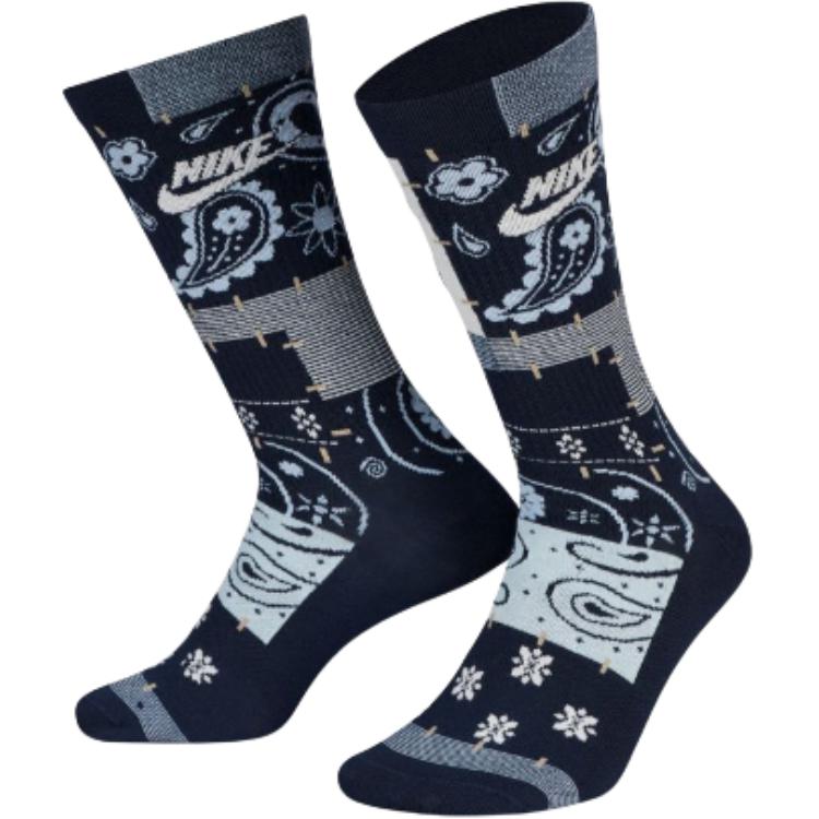 Nike Crew Socks Unisex 1 Pack Blue