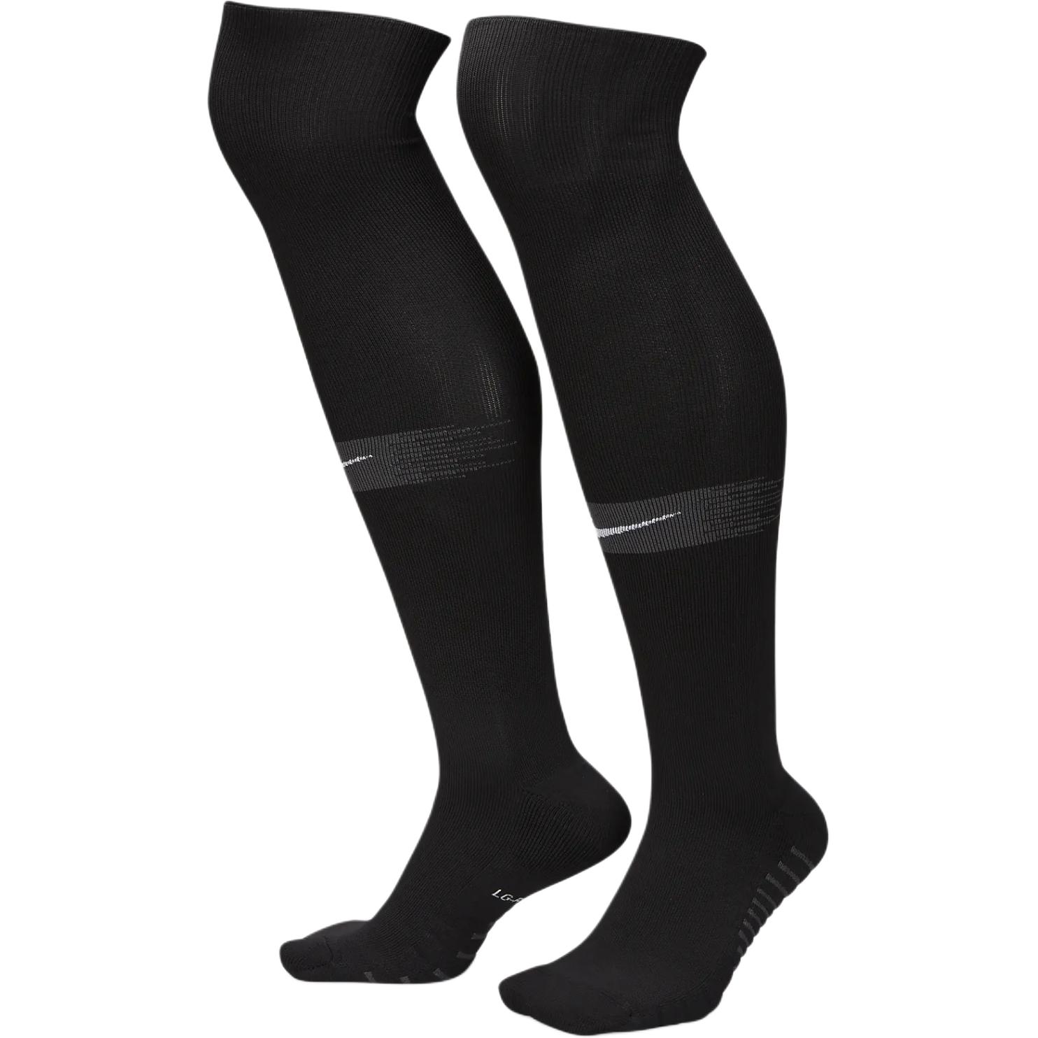 Nike Soccer Socks Unisex 1 Pack Black Anthracite White