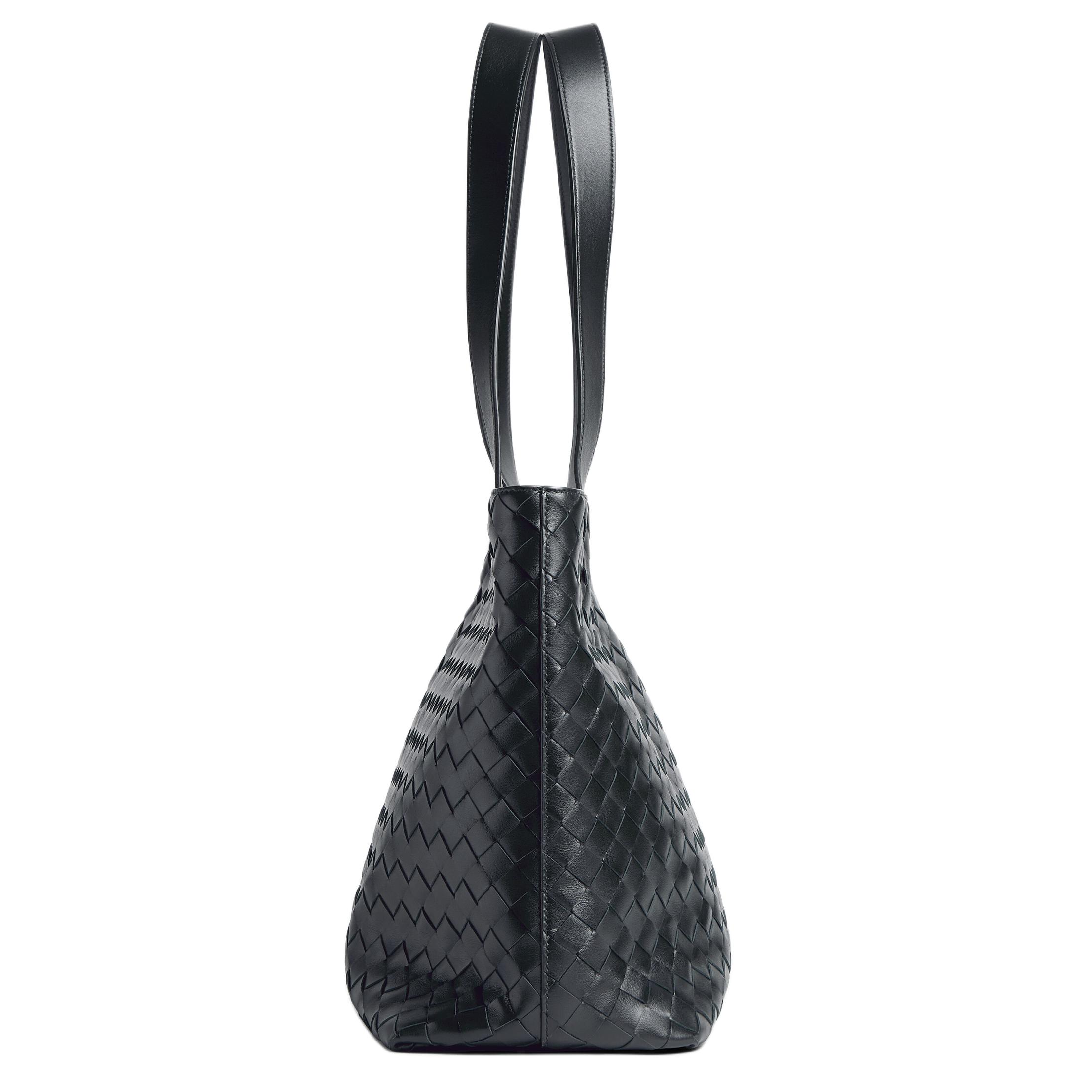 Мужская сумка Bottega Veneta Intrecciato Tote (серый) — фото 2