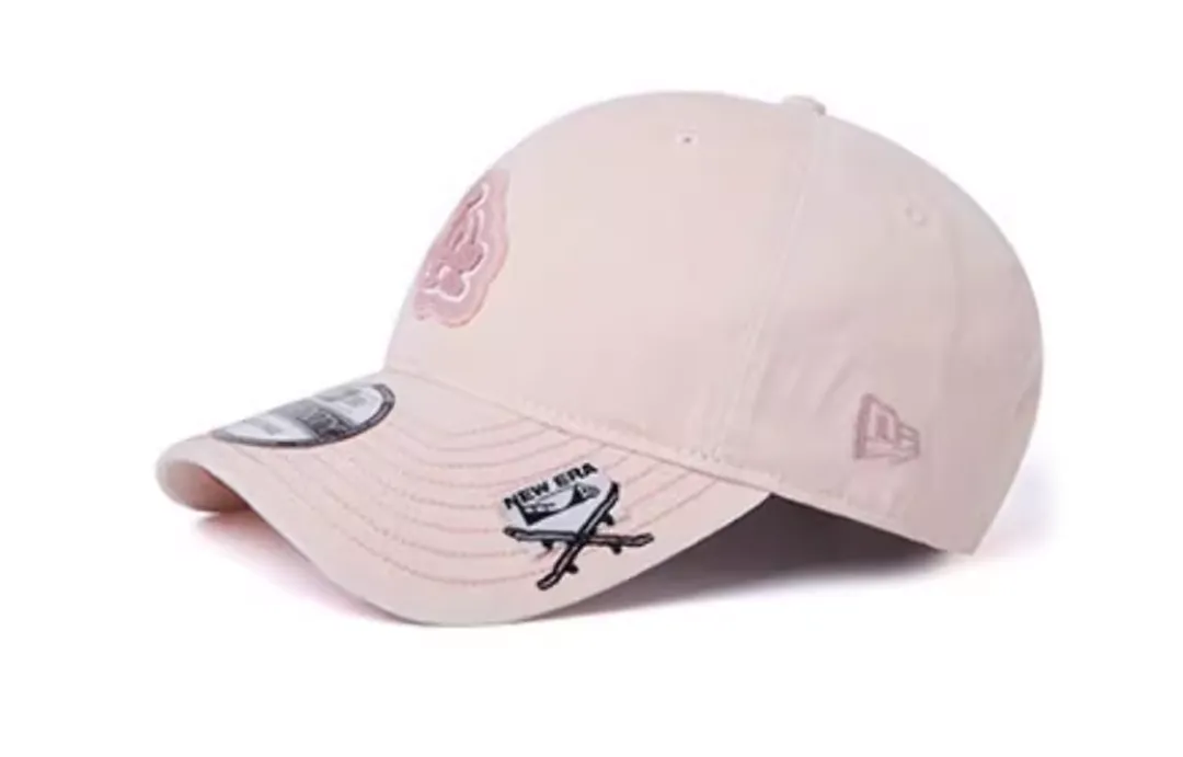 New Era Letter Decor Baseball Cap Pink