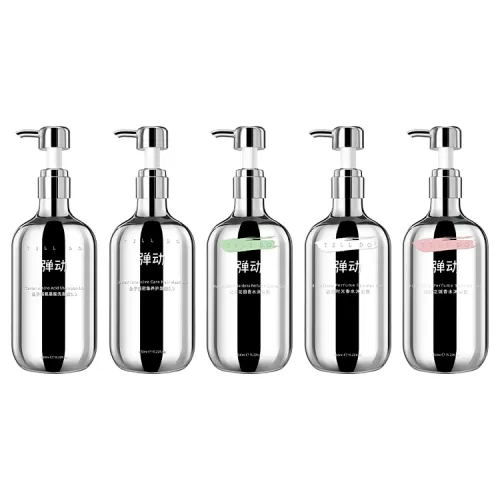 Shampoo amino acid based, perfumed ginseng tea with ginseng, shower gel, moisturizing revitalizing set for curly hair, dandruff removal, anti-itch, oil sheen control, adds volume