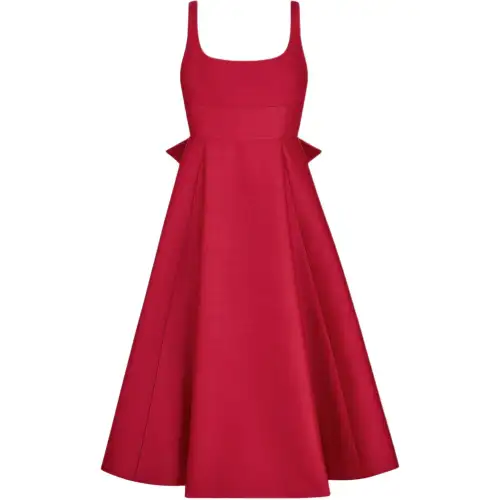DIOR FW25 Slip Dress Women's Red