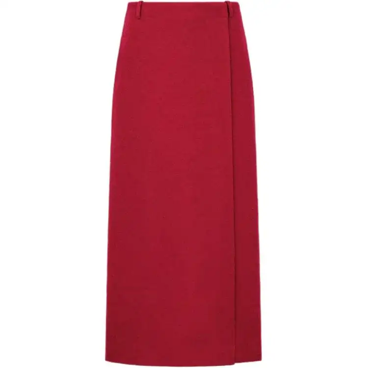 DIOR FW25 Casual Long Skirt Women's Red
