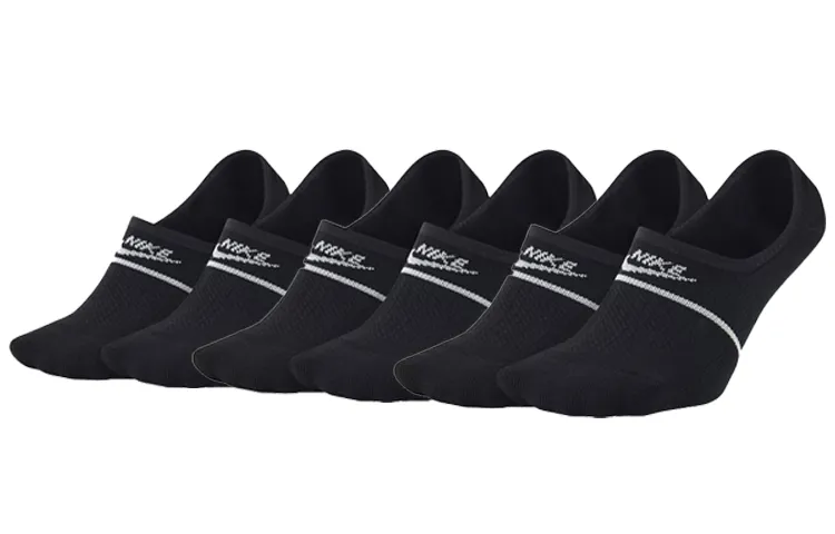 Nike Ankle Socks Unisex Combo Set Black Couple's