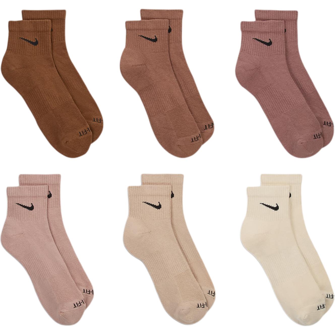 Nike Everyday Plus Cushioned Ankle Socks Unisex 6 Pack