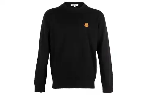 Kenzo tiger patch wool jumper