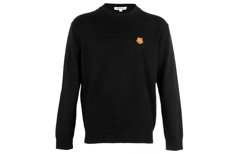 Kenzo tiger patch wool jumper