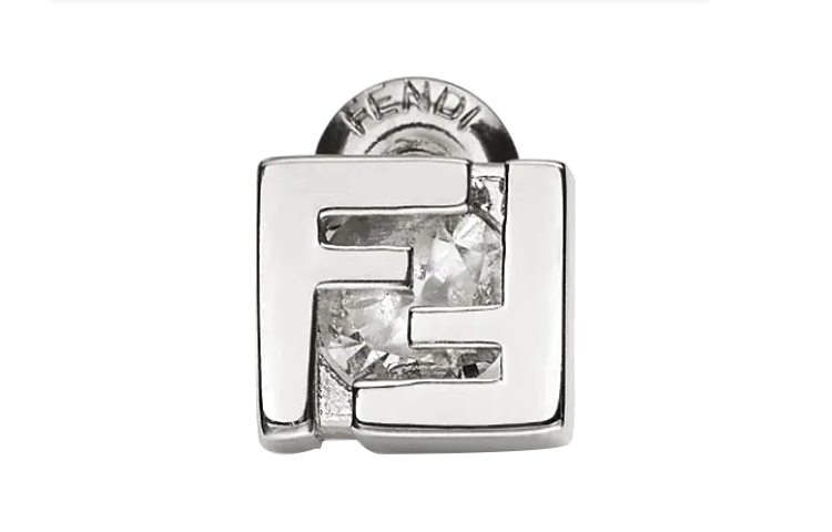 Мужские серьги Fendi (серебристые)
